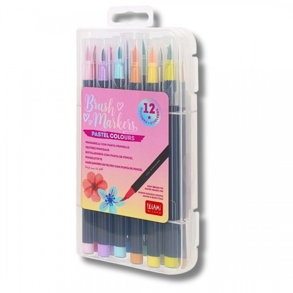 Μαρκαδόροι LEGAMI BRUSH MARKERS PASTEL 12 χρώματα