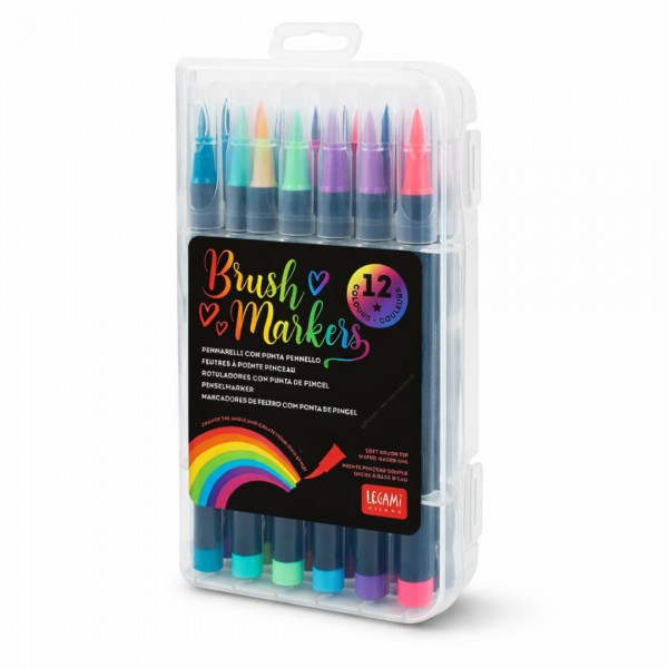 Μαρκαδόροι LEGAMI BRUSH MARKERS BRIGHT 12 χρώματα