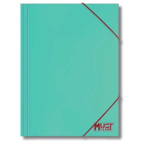 Φάκελος Χάρτινος με Λάστιχο 25x35 MUST TEAM ΠΡΑΣΙΝΟ
