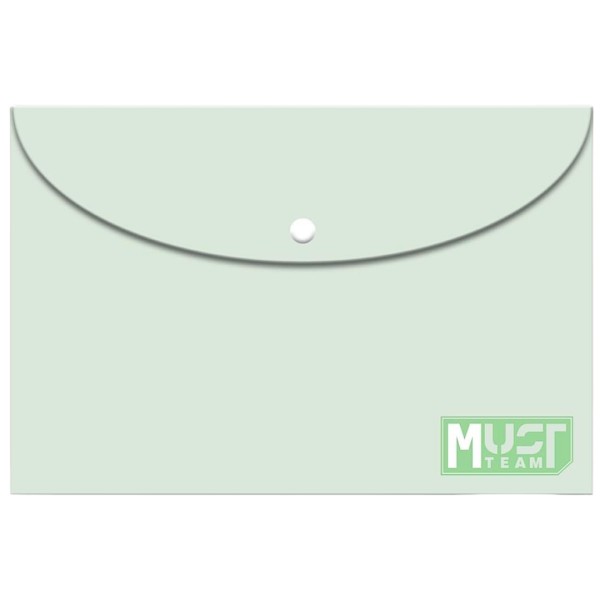 Φάκελος Κουμπί Α4 MUST ΠΡΑΣΙΝΟ Ανοιχτό