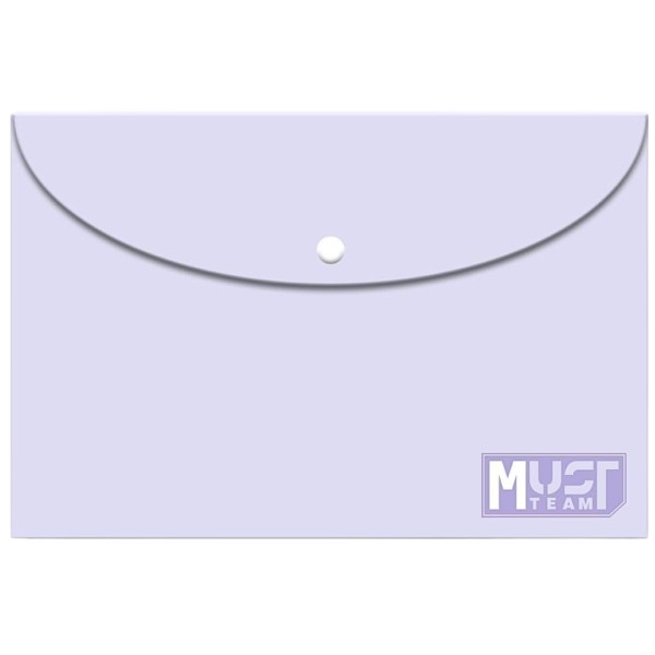 Φάκελος Κουμπί Α4 MUST ΜΩΒ Ανοιχτό