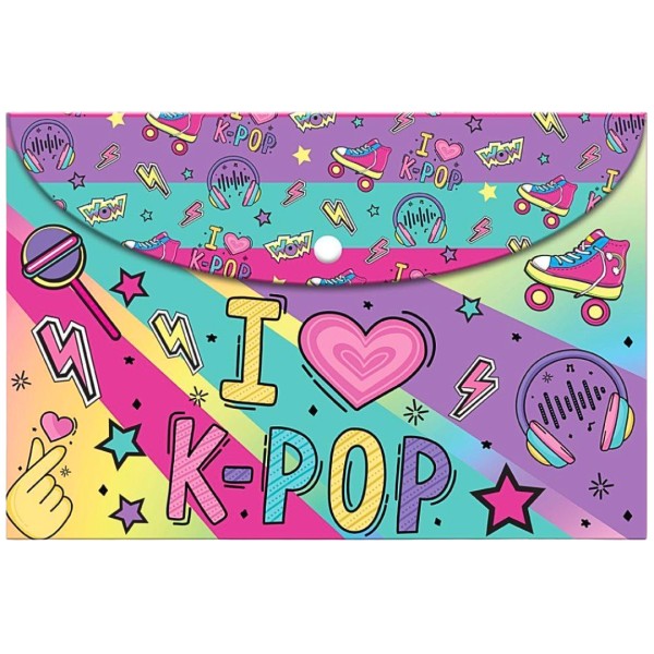 Φάκελος με Κουμπί Α4 MUST TEAM SWEETY