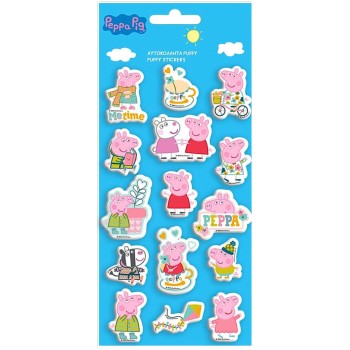 Αυτοκόλλητα Puffy PEPPA PIG