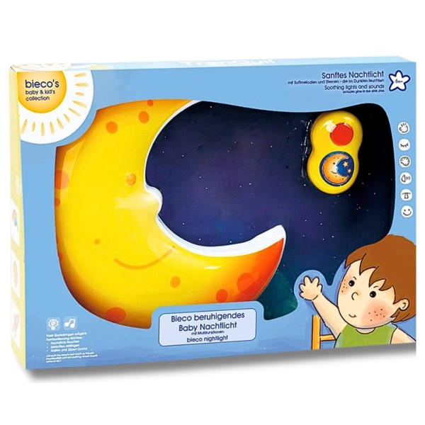 Φωτιστικό BIECO ΦΕΓΓΑΡΙ με Φως- Μουσική και Remote Control