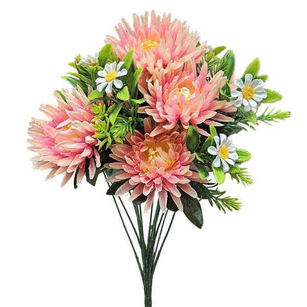 Μπουκέτο 8 Χρυσάνθεμα & 5 Μαργαρίτες 48cm