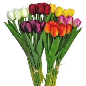 Μπουκέτο Τεχνητό με 7 Τουλίπες