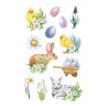 Αυτοκόλλητα BSB EASTER με Λαγουδάκια - Κοτοπουλάκια (3 φύλλα)