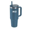 Ποτήρι Ανοξείδωτο ΘΕΡΜΟΣ 900ml με Καλαμάκι MUST TEAM ΜΠΛΕ