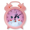 Ρολόι Ξυπνητήρι ΑΡΚΟΥΔΑΚΙ Ροζ Luna Toys