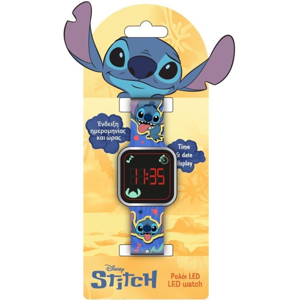 Ρολόι Χειρός Led Disney STITCH
