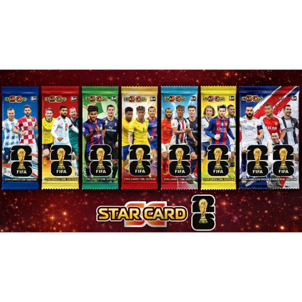 Κάρτες ποδοσφαίρου FIFA STAR CARD σε φακελάκι