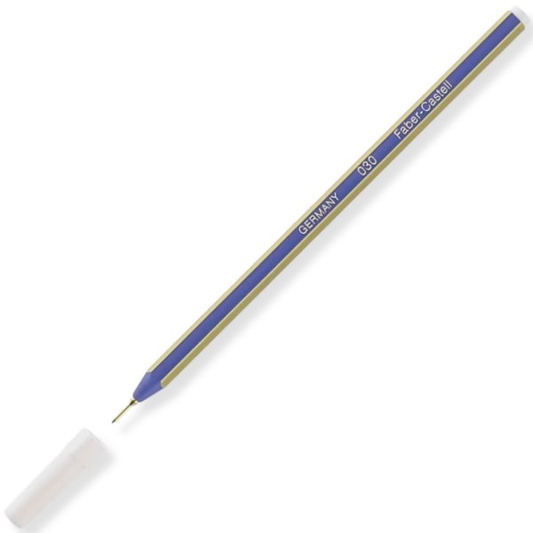 Στυλό Faber Castell Διαρκείας Απλό ΡΙΓΕ 030 ΜΠΛΕ