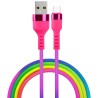 Καλώδιο SETTY USB A/USB C RAINBOW
