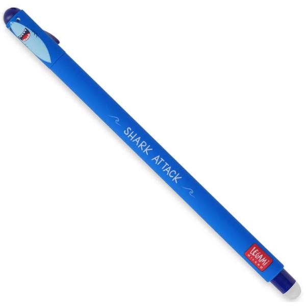 Στυλό Gel με Γόμα LEGAMI Erasable SHARK BLUE Μπλε Μελάνι 0.7mm