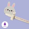 Στυλό Gel με Γόμα LEGAMI Erasable BUNNY Μωβ Μελάνι 0.7mm