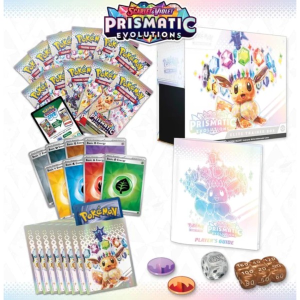 Κάρτες Booster Pack τύπου POKEMON PRISMATIC EVOLUTIONS σε φακελάκι