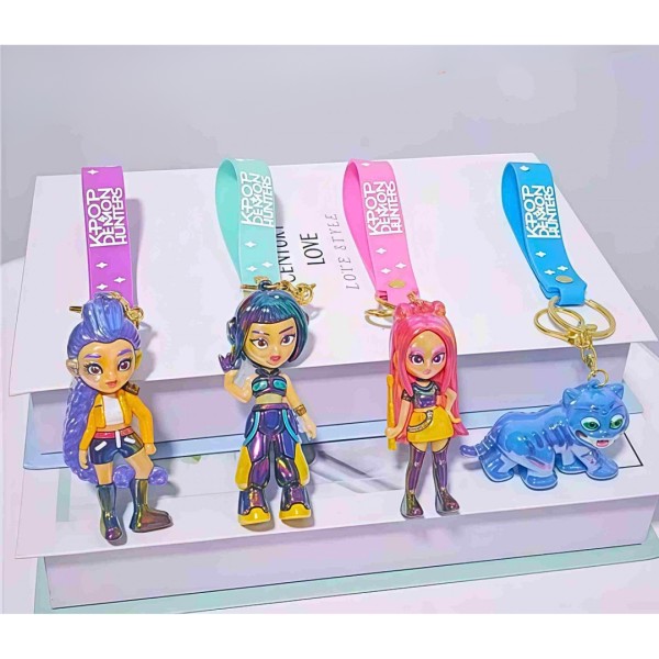 KPOP DEMON HUNTERS Μπρελόκ με Φιγούρα - Συλλεκτικό Keychain