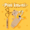 Πορτοφολάκι- Μπρελόκ Σιλικόνης Legami Mini Kawaii TEDDY BEAR DREAM BIG