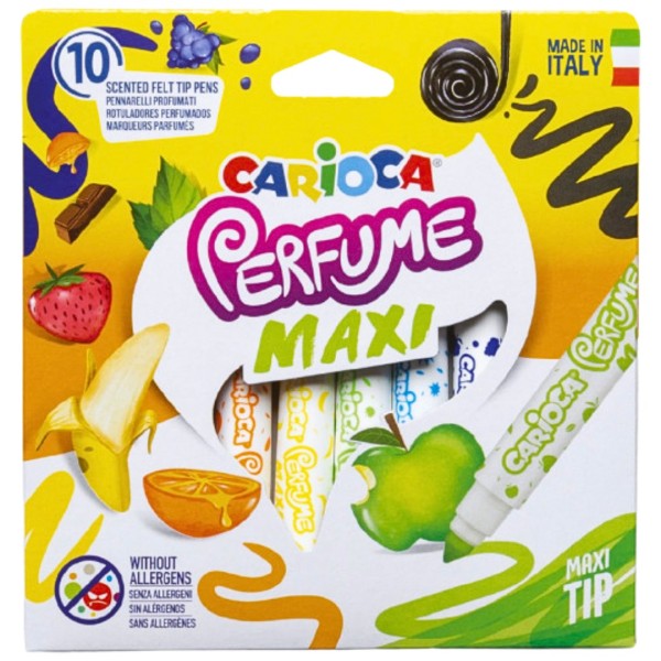 Μαρκαδόροι Αρωματικοί CARIOCA PERFUME MAXI 10 χρώματα