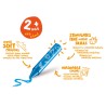 Κραγιόν Κέρινα CARIOCA BABY JUMBO (2+) 6 χρώματα  (water soluble-super soft)