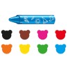 Κραγιόν Κέρινα CARIOCA BABY JUMBO (2+) 6 χρώματα  (water soluble-super soft)