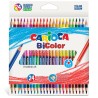 Ξυλομπογιές CARIOCA BICOLOR 24τμχ - 48 χρώματα