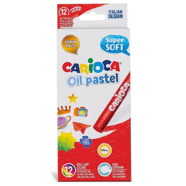 Λαδοπαστέλ Carioca σετ 12χρωμ.