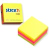 Χαρτάκια Stick'N ΚΥΒΟΣ NEON 76x76 400φ