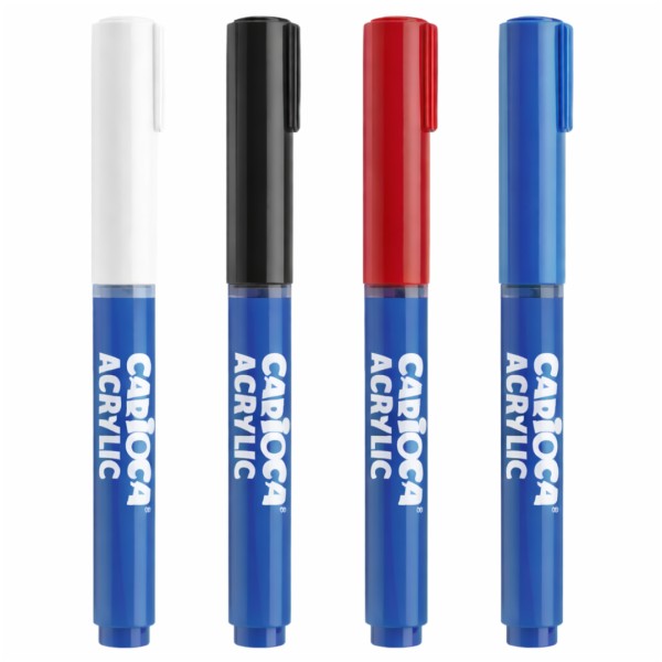 Μαρκαδόρος Ακρυλικός CARIOCA (brush tip)