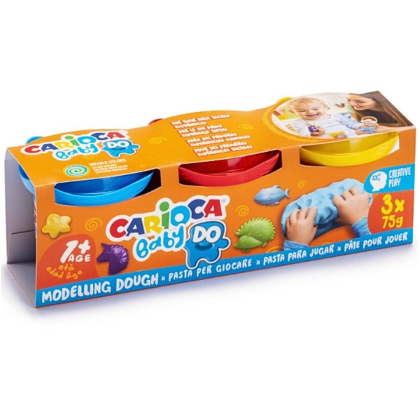 Πλαστοζυμαράκια Carioca BABY DO 3 τμχ 75gr