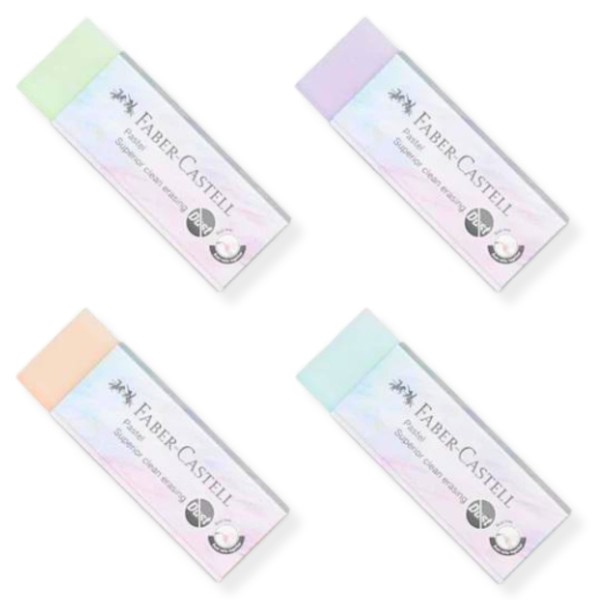Γόμα Faber Castell DUST FREE Χρώματα PASTEL