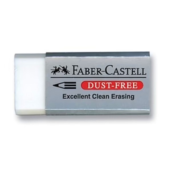 Γόμες Faber Castell Dust Free ΛEYKH Μικρή