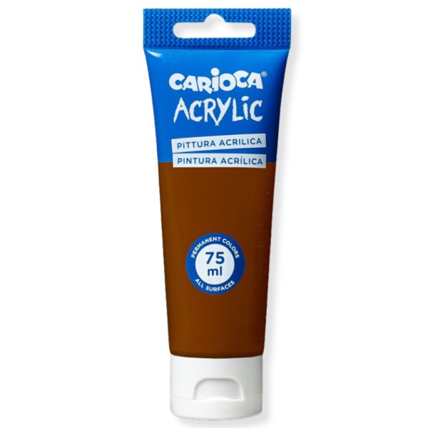 Ακρυλικό Χρώμα Carioca 75ml BROWN