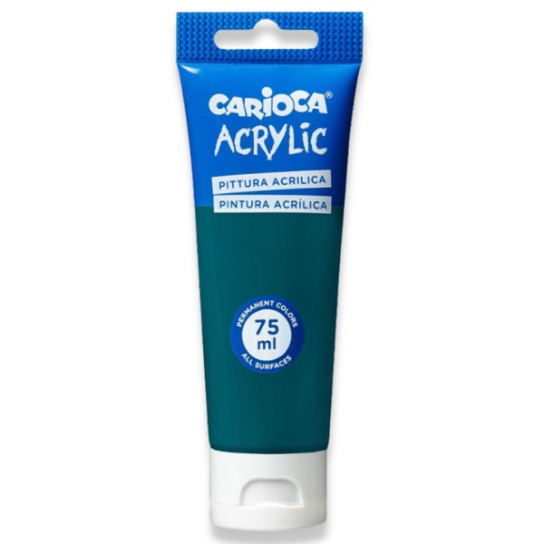 Ακρυλικό Χρώμα Carioca 75ml VERDE ESMERALDA
