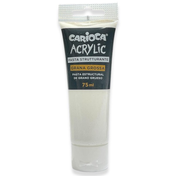 Ακρυλική Πάστα Δομής για Ακρυλικά CARIOCA GRANA GROSSA 75ml