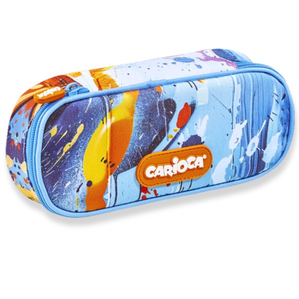 Κασετίνα Carioca Βαρελάκι SPRAY BLUE