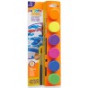 Τέμπερες Carioca NEON Σετ 6χρωμάτων x 25ml με πινέλο