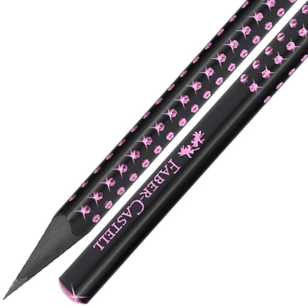 Μολύβι Faber Castell SPARKLE ΜΑΥΡΟ- ΡΟΖ