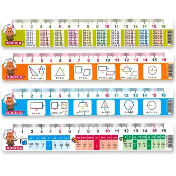 Χάρακας ARDA MATHEMATICS 16cm