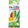 Ξυλομπογιές Χρωματιστές CARIOCA ΤΙΤΑ Erasable 12 χρώματα με ΓΟΜΑ