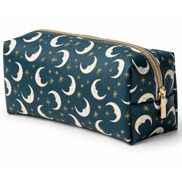 Δερμάτινο Nεσεσέρ Vegan Designworks Ink - TEAL MOON