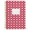 Σημειωματάριο Σπιράλ TULIP A5 Twin Wire Notepad - SMALL PINWHEEL PINK