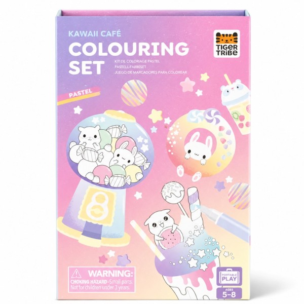 Σετ Δραστηριοτήτων Pastel Colouring Set KAWAII CAFE
