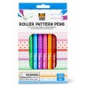 Σετ 6 Στυλό Roller Pattern Pens TIGER TRIBE