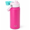 Μεταλλικό Θερμός YOLO με Λαβή 500ml PINK