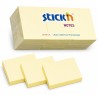Χαρτάκια Stick'N ΚΙΤΡΙΝΑ 38x50 100φ Σετ 12τμχ