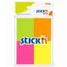 Χαρτάκια Stick'N ΝΕΟΝ Ασορτί 38x50 50φ Σετ 4τμχ