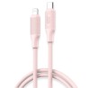 Καλώδιο XO Usb Type C to LIGHTNING 1m 27W PINK