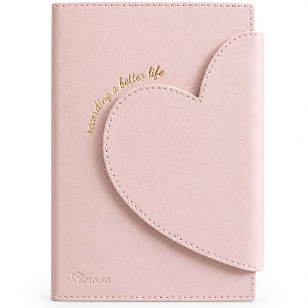 Σημειωματάριο TESORO Β6 με Μαγνητικό Κούμπωμα ΚΑΡΔΙΑ